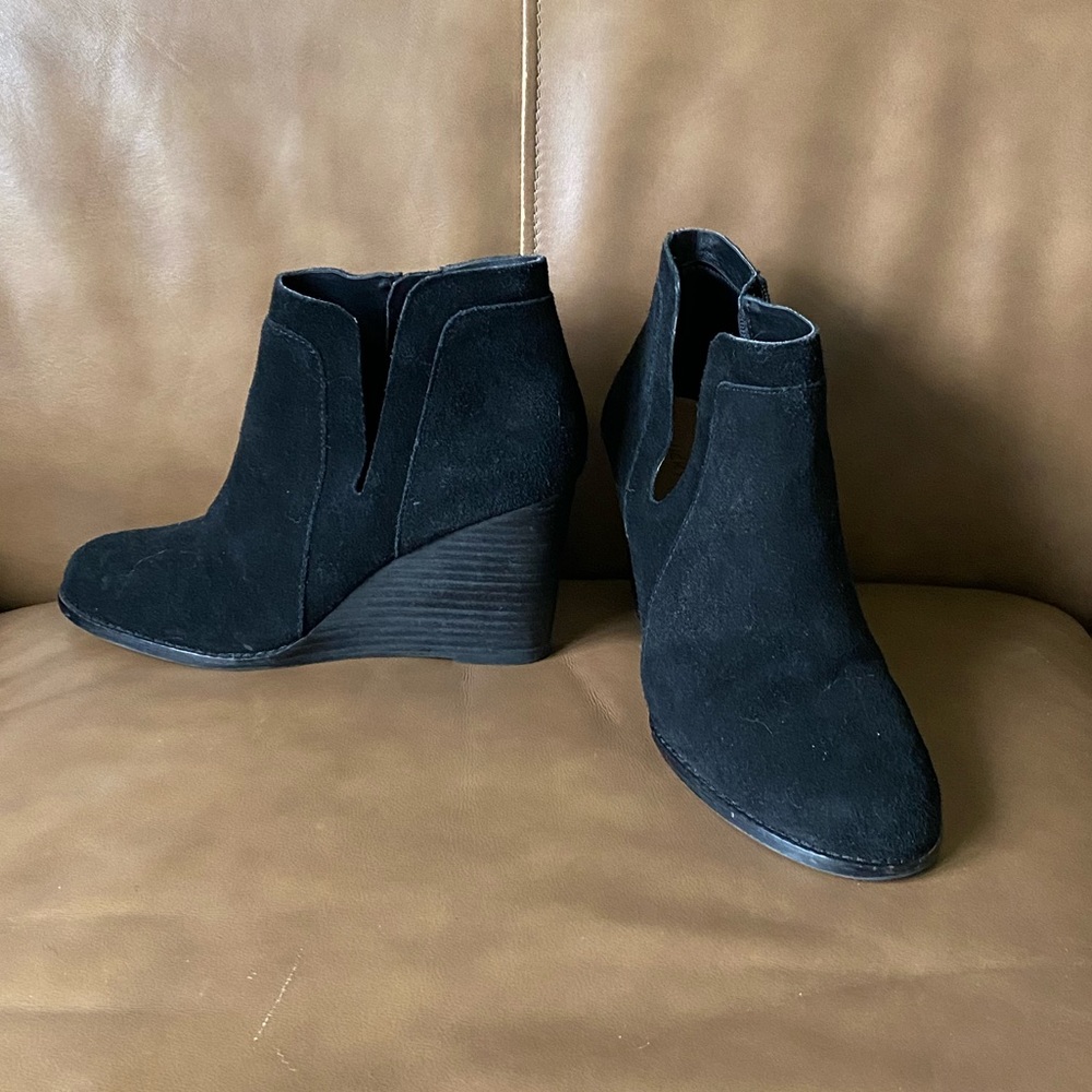 Lucky Brand wedge booties